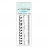 Set de 3 tampons clear Règle et reliures - 13x5,5cm