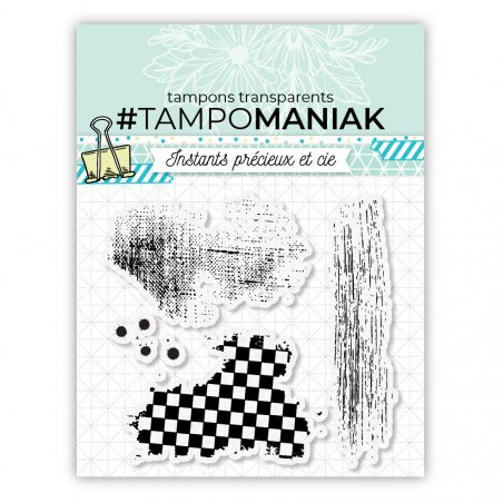 Tampon faites-le vous même - brush série 1 - 10x10cm Tampon faites-le vous même - brush série 1 - 10x10cm
