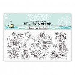 Tampon tendance Art Nouveau - 10x21cm