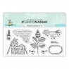 Set de 9 tampons clear Après la pluie - 10x21cm