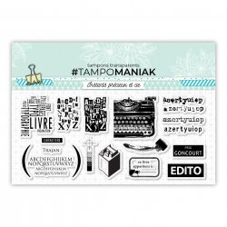 Set de tampons clear edito - 10x21cm