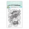 Tampon branches houx & sapin - 10x15cm