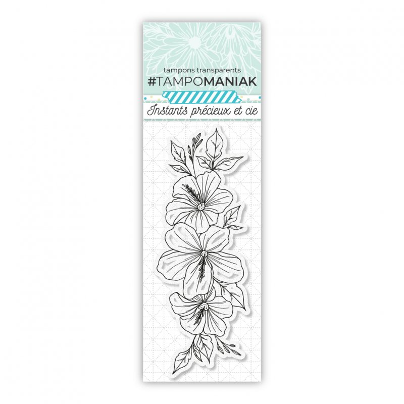 Tampon hibiscus - 13x5,5cm