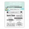 Planche de tampons - Jolis moments - 10x10cm