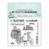 Planche de tampons - L'aventure & Evasion - 10x10cm