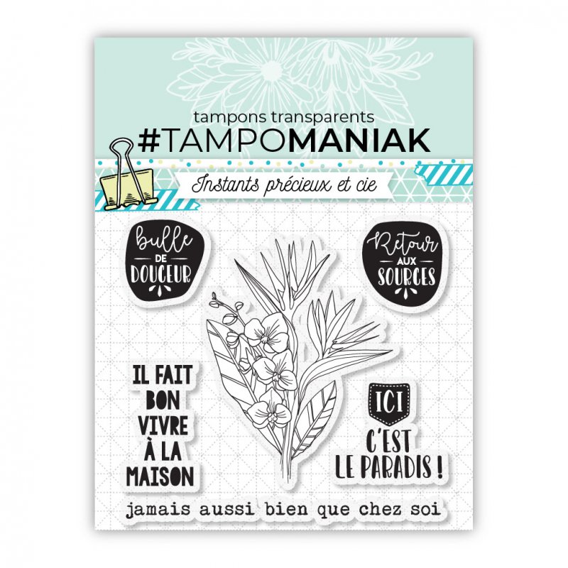 Planche de tampons - Bulle de douceur - 10x10cm