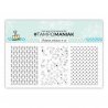 Tampons de fonds - petits motifs - 10x21cm