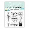 Planche de tampons - Vivre l'instant - 10x10cm