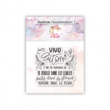Sello - Viva el otoño - 7,5x7cm