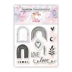 Set de 11 tampons - Love - 10,5x10cm