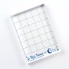 Bloc acrylique grille - 10,5x7,5 cm