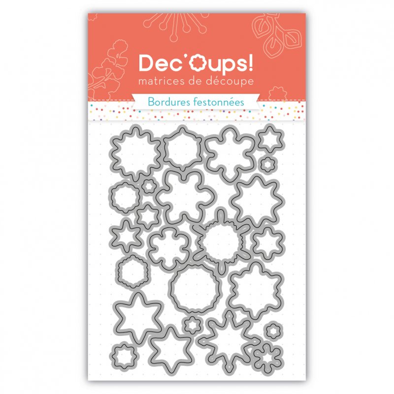 Troquel de corte para crear bonitos copos de nieve -10x15cm-