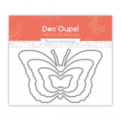 Sets de 4 Matrices de découpes pour faire des papillons