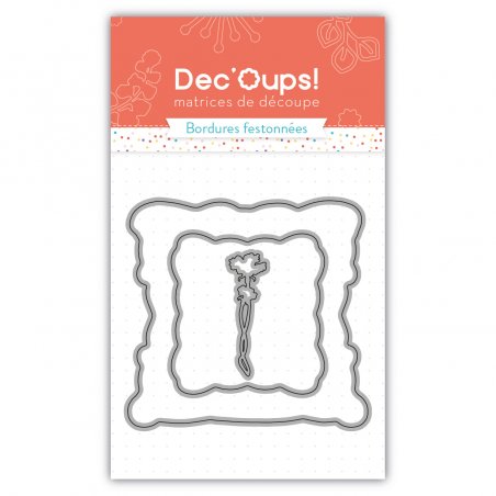 Set de 3 matrices de découpe combi cadres hexagones -10x15cm