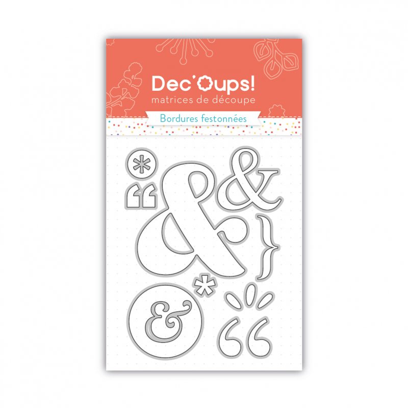 Matrices de découpe pour bullet journal, page de scrapbooking