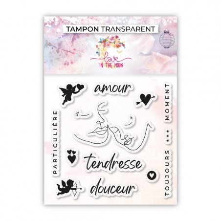 Set de 13 tampons - Amour & tendresse - 10,5x10cm Set de 13 tampons - Amour & tendresse - 10,5x10cm