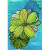 Sello transparente flor gigante - 10x15cm