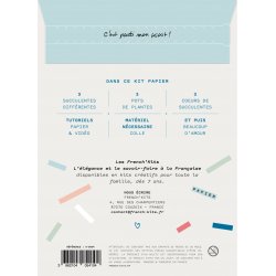 Kit pour créer 3 succulentes décoratives en papier