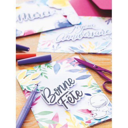 Kit pour créer 4 cartes aquarelles à offrir Kit pour créer 4 cartes aquarelles à offrir