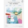 Kit pour créer 3 cartes animaux en papier