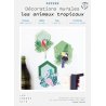 Kit pour créer 3 cadres décos animaux en papier