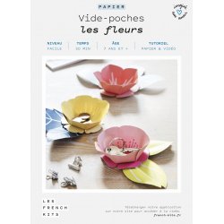 Kit pour créer 3 vide-poches Fleurs
