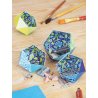 Kit pour créer 4 vides poches géométriques en papier
