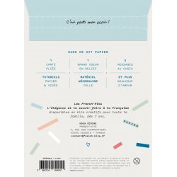 Kit pour créer une carte popup en papier