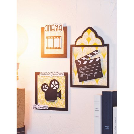 Kit cadres en papier Cinéma Kit cadres en papier Cinéma