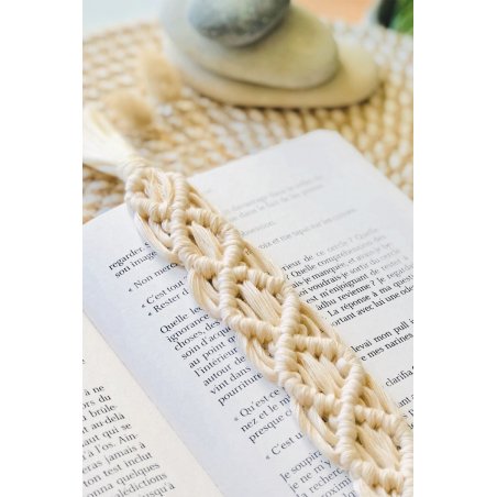 Kit Macramé Marque pages -Noeuds personnalisé Kit Macramé Marque pages -Noeuds personnalisé