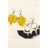 Kit Macramé Boucles d’oreilles - Plumes & Pompons
