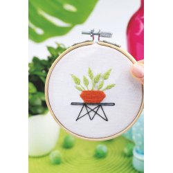 Kit Broderie Green - Alocasia