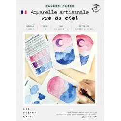 Kit Aquarelle Artisanale "Vue du ciel"