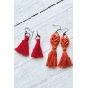 Kit Macramé Boucles d’oreilles - Noeuds & Pompons
