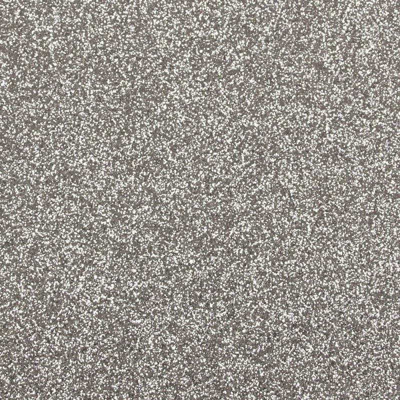 Gamme Glitter : 12 couleurs de papiers Paillettes - Set de 5 feuilles A4 - 250g/m2 - paillettes / glitters - Argent