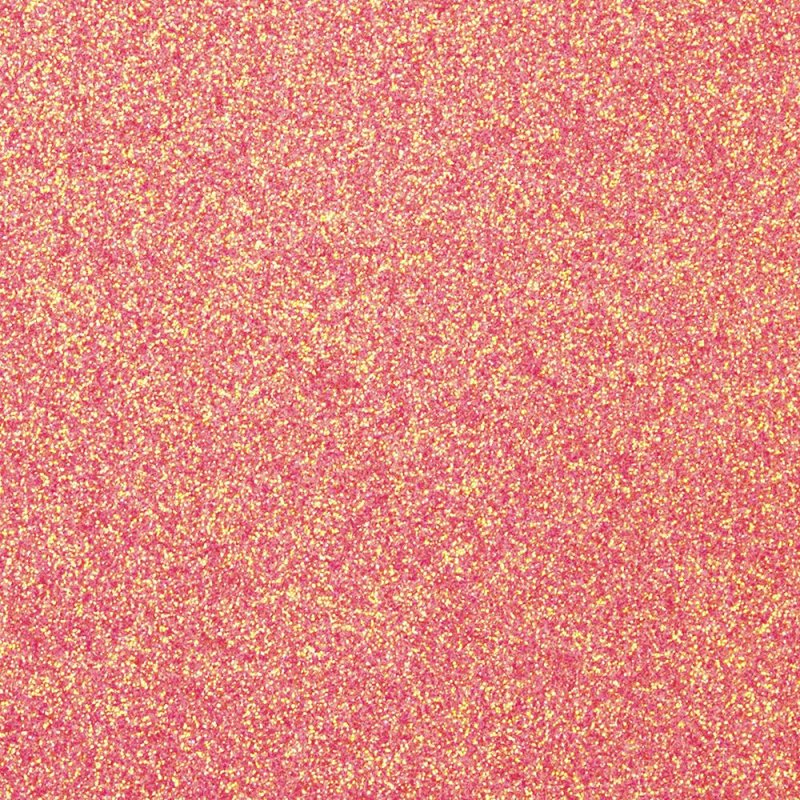 Gamme Glitter : 12 couleurs de papiers Paillettes - Set de 5 feuilles A4 - 250g/m2 - paillettes / glitters - Rose Caddy