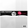 Bloc de 10 papiers Sultane - Matière - Transparent - Epais - 200g/m2