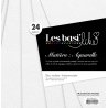 24 papiers aquarelle - 350 g/2 - 30x30 cm