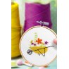 Kit Broderie décorative - Brouette végétale