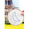 Kit Broderie décorative - Lune nostalgique