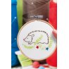 Kit Broderie décorative - Hérisson