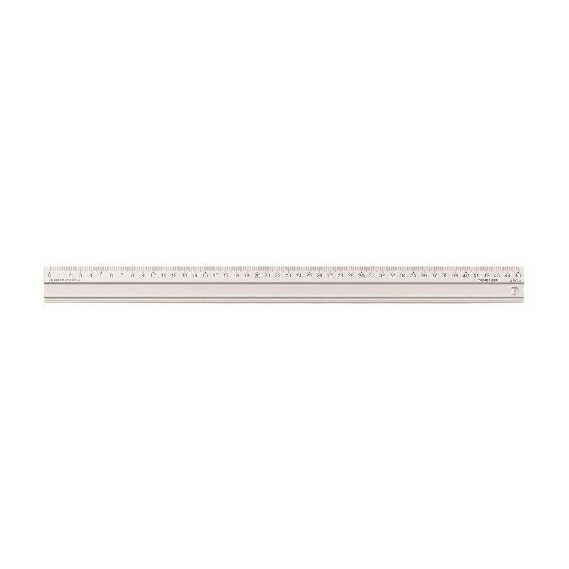 Règle de coupe en aluminium 45cm